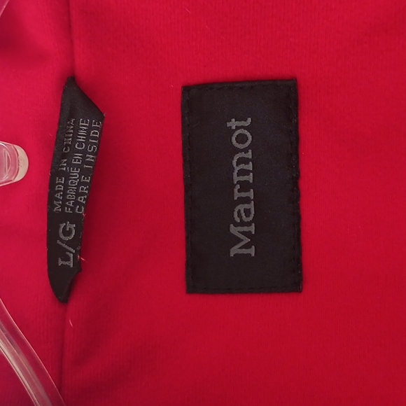 marmont kids red/gray zip up jacket size large - Picture 3 of 7